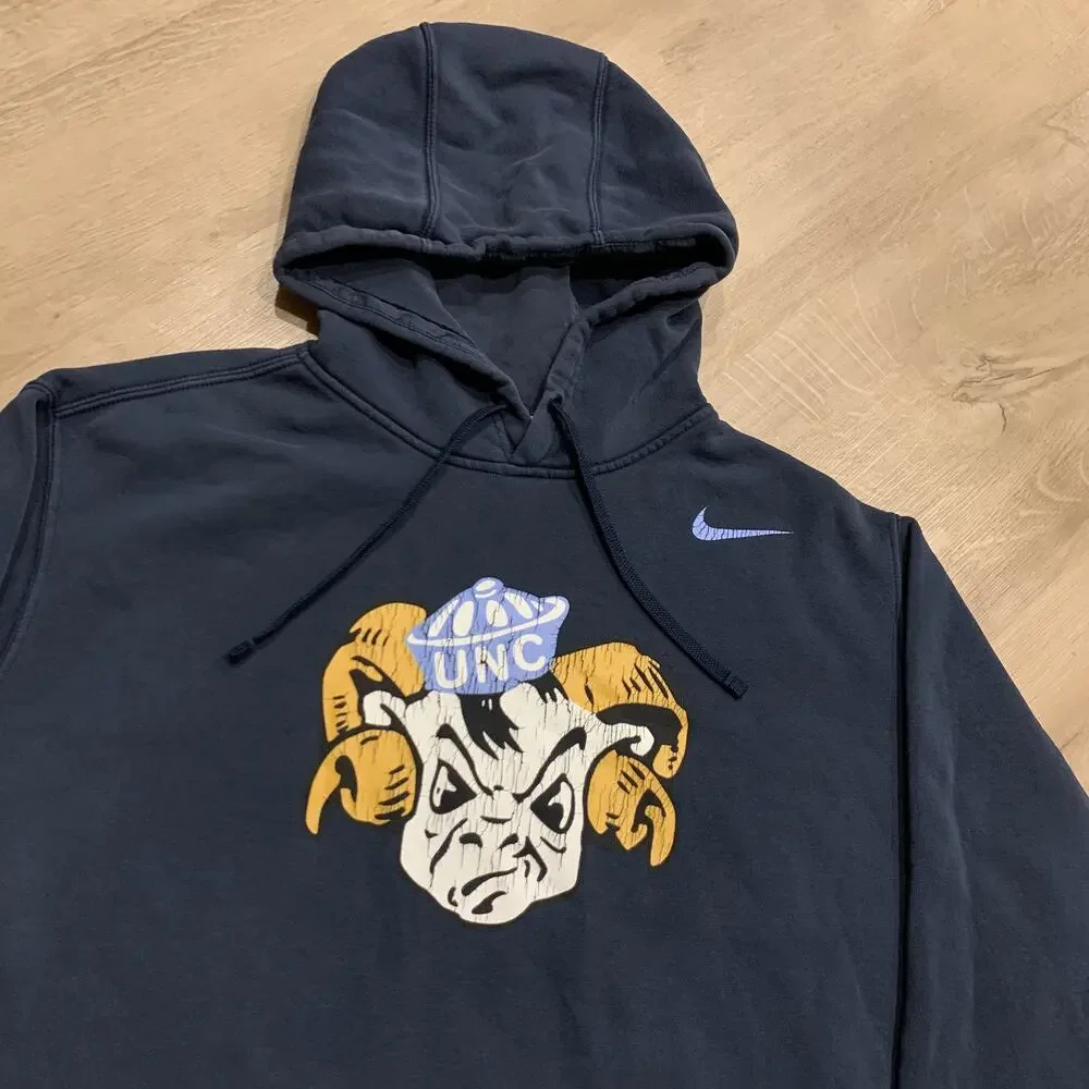 Nike UNC University of North Carolina Tar Heels Hoodie Sweatshirt Men's 2XL XXL